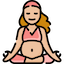 Yoga y fitness icon